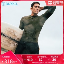 BARREL2021 new men Og Sun sunscreen surf suit long sleeve coach swimsuit quick dry beach swimsuit
