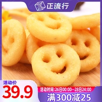 Blue Ton Asahi Happy Potato 2kg Smiley Potato Fries Potato Fried Snacks