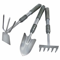Agricultural outdoor dual-purpose small hoe planting vegetables weeding rake excavators gardening flower tools household sea-catching artifact