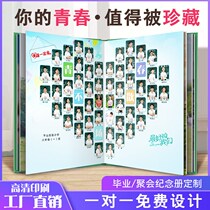 Kindergarten Graduation Album customized primary school middle and high school college class reunion graduation season photo album production