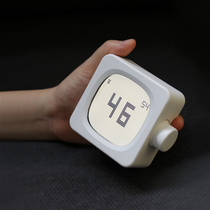 Square alarm clock students use electronic smart clock mute bedside luminous mini charging bedroom children small alarm clock