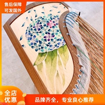 Taiwanese music guzheng ancient method digging pure hand-made adult childrens beginner professional performance collection General