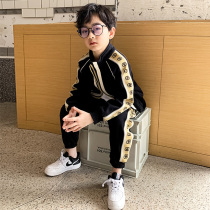 Boys shipment of action suit Childrens spring and autumn in handsome fashion spring clothing 2022 new fried street boy clothes wave