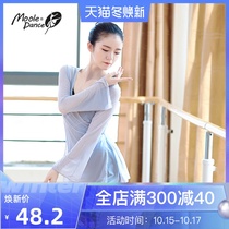 Little Jasmine classical dance rhyme gauze dress dance costume female summer ballet practice art test Foundation Net yarn top