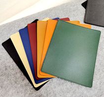 Perimeter stitches seal oil sturdy and durable without curbside Mouse mat 25 * 20cm Quality PU imitation cow leather