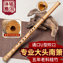 Guizhu Nanxiao big head Xiao professional performance 8 hole beginner ruler August 1 section Xiao flute 6 hole GF tune bamboo root flute instrument instrument