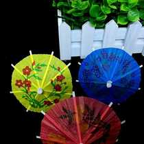 Hotel dishes cold dishes sashimi creative plate head embellishment plate dishes decoration flowers and plants small umbrella plate decoration