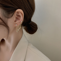 Hong Kong (designer) RVY 2021 New tassel earrings female earring tide niche advanced feel simple