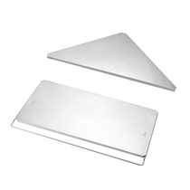 Coleman CAMPINGMOON stainless steel iron mesh table square table triangular link plate heat-resistant fire-resistant bonfire table