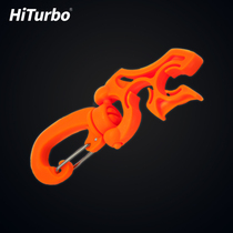 HiTurbo diving two-stage head quick release buckle BC regulator pipe clamp Low pressure pipe fixing hook BCD accessories
