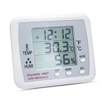 Electronic temperature and humidity meter high precision household indoor temperature and humidity meter with clock function Meideh JR900