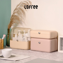 Lofree Cosmetics storage box Desktop drawer type large capacity dust-proof dresser Skin care product shelf