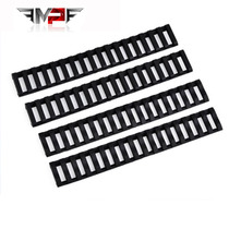 WADSN Wodson hand guard rubber 20mm nylon strip mounting groove ladder rubber cover wood chips Black 4 strips