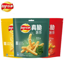 Happy things really crispy chips 90g * 5 bags of original seaweed flavor tomato puffed food snack snacks Snacks