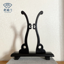 Palace fan frame ebony fan frame fan frame fan support special accessories detachable fan support base palace fan process fan