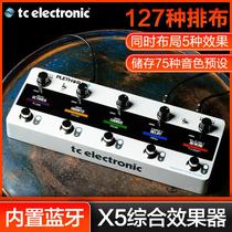TC Electronic PlethoraX5 Bluetooth integrated effects electric guitar reverb delay chorus collection