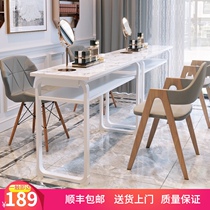 Special economic nail table and chair set Light luxury net red nail shop Japanese double-decker single double simple nail table