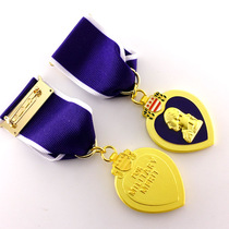 Reengraving the US US Army Medal of Honor War Wounding Purple Purple Heart Medal