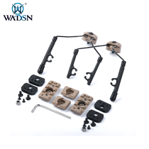 WADSN Military fan C2 tactical headset Fast helmet modified rotating bracket accessories