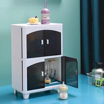 Baby bottle storage box drain with lid dustproof storage rack locker drying rack baby tableware storage box