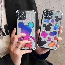 Tide card cartoon Mickey Mouse iPhone12 for Apple 11pro max phone case 7 8plus all-inclusive XR mirror