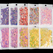 DIY Handmade Stars Bright Sheet Accessories Pearlescent Sequin Profiled Color Shiny Sheet Hand Casing Drip Glue Making Material