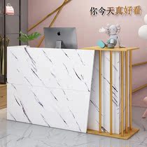 Industrial style cash register hot pot shop bar bar bar grill shop milk tea shop commercial counter front desk reception desk