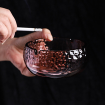 Sheri Nordic Crystal hammer glass ashtray office living room European decorative ornaments hotel ashtray