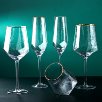 Nordic red wine glass goblet set Crystal glass household pair creative personality wine champagne glass ins