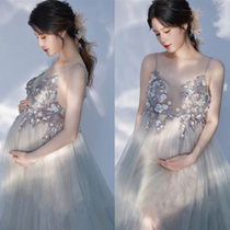 Photo Studio New Maternity Dress Theme Photo Photography Small Fresh Lively Cute Spicy Mom Big Belly Pregnant Mom Photo Clothing