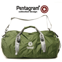 Pentagram five-pointed star waterproof travel bag Sports Basketball bag men and women Hand bag fitness folding bag