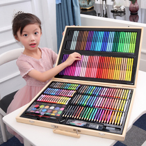 Childrens painting tool set brush gift box watercolor pen primary school students art painting girl birthday stationery gift