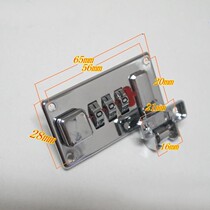 Small silver password lock Luggage lock Luggage buckle Luggage accessories Luggage case Travel bag buckle lock