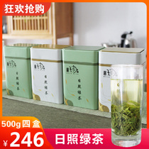 Rizhao green tea 2021 gift box strong flavor new tea Alpine green tea Shandong specialty tea 500g pack