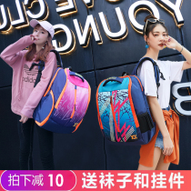 2019 New badminton bag Mens and womens badminton shoulder backpack Tennis backpack large shoe warehouse 3pcs