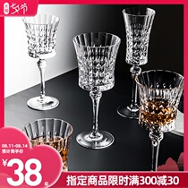 French imported CDA red wine glass set Household crystal glass Whiskey glass goblet Champagne glass Cocktail glass