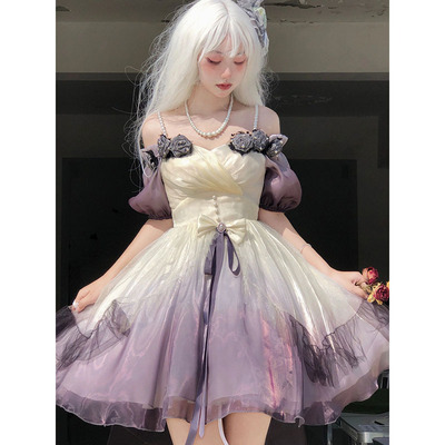 taobao agent Elegant dress, Lolita style, gradient