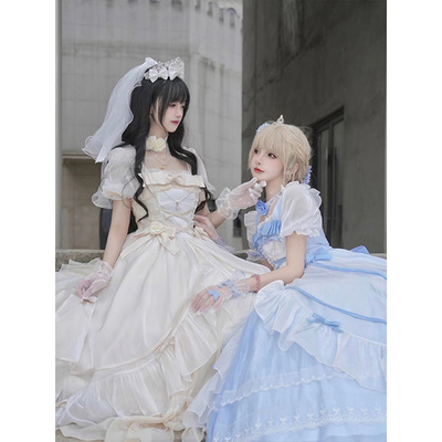 taobao agent Elegant dress, small princess costume, with short sleeve, Lolita OP, Lolita style, Lolita Jsk