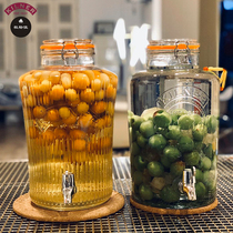 UK Kilner sparkling wine glass jar winemaking jar with faucet household juice drink can home-brewed sealed sparkling bottle
