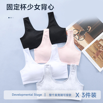Girl underwear junior high school female development period small vest wearing summer thin high school students adolescent bra