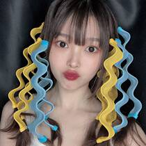 Water rippling curls curling iron sleeping can bring egg rolls hair physical artifact lazy people do not hurt curls