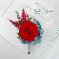 Eternal flower corsage brooch Korean-style forest wedding flower bridesmaid retro sister group a set of outdoor