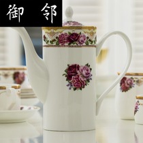 Jingdezhen 15-head tea set Ceramic bone China coffee set European-style English coffee cup dish pot set