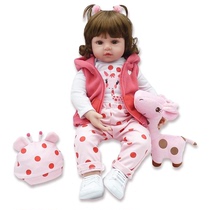NPK foreign trade hot sale simulation baby doll soft glue cute baby creative gift