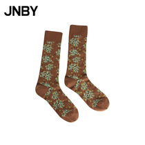 (Shopping mall same) JNBY Jiangnan cloth 21 autumn new socks fashion cartoon printing 7L8N20970