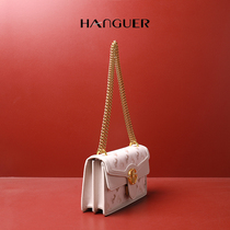 HANGUER&CK big luxury GHG white chain small bag womens crossbody armpit bag summer high-end sense