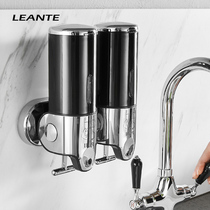 Hotel commercial stainless steel wall-mounted hand washing device shampoo shower gel bottle box soap dispenser
