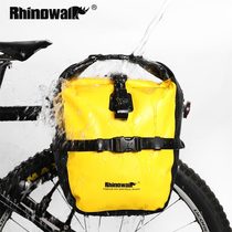 Rhino 20L full waterproof bicycle front and rear shelf pack motorcycle side bag motorcycle side bag medium and long-distance riding equipment