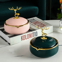 Nordic home living room ins personality trend ceramic ashtray creative office ashtray fashion ornaments