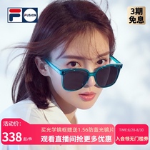  FILA sunglasses star net celebrity GM sunglasses womens new fila Korean version of the tide street shot round face UV protection